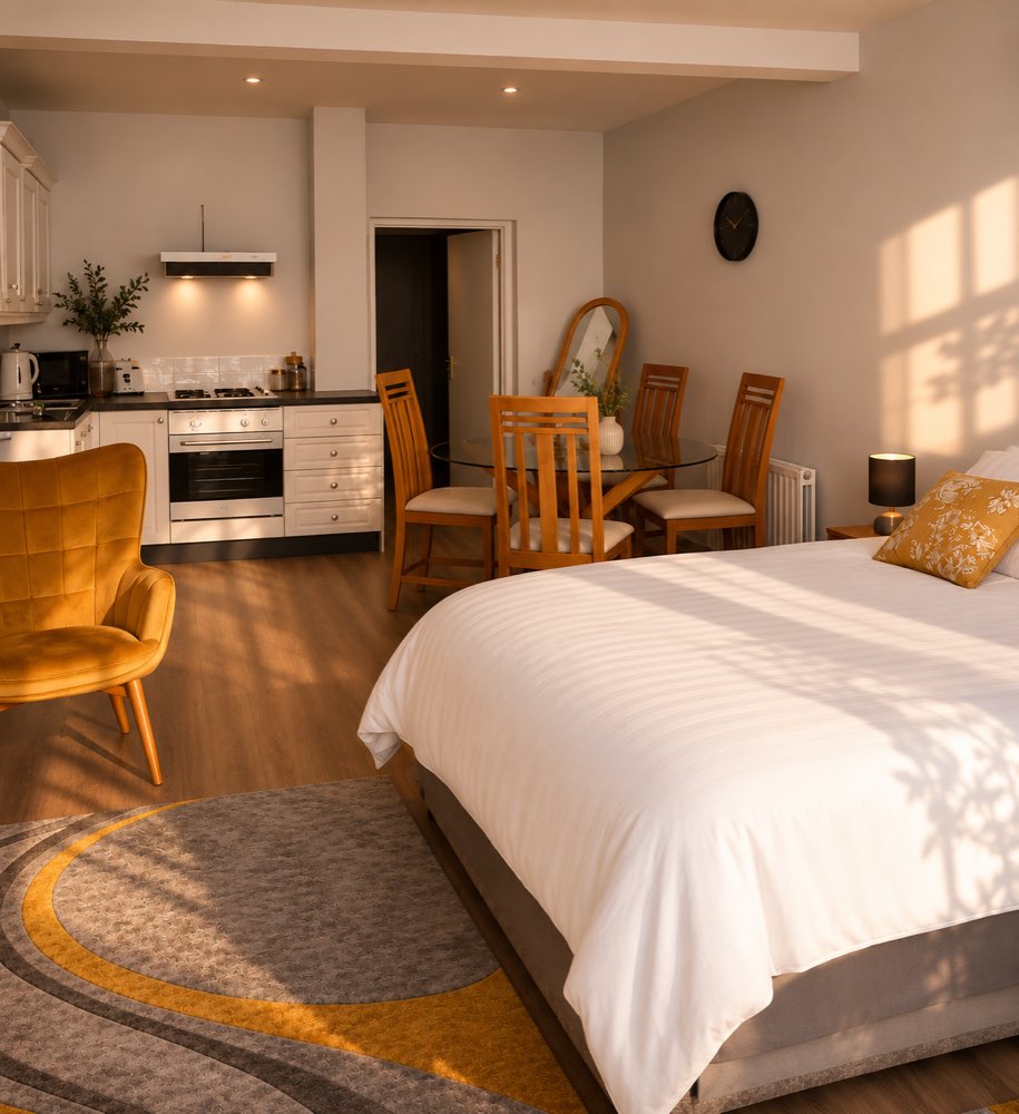Bedroom at Altmore Street Apartments